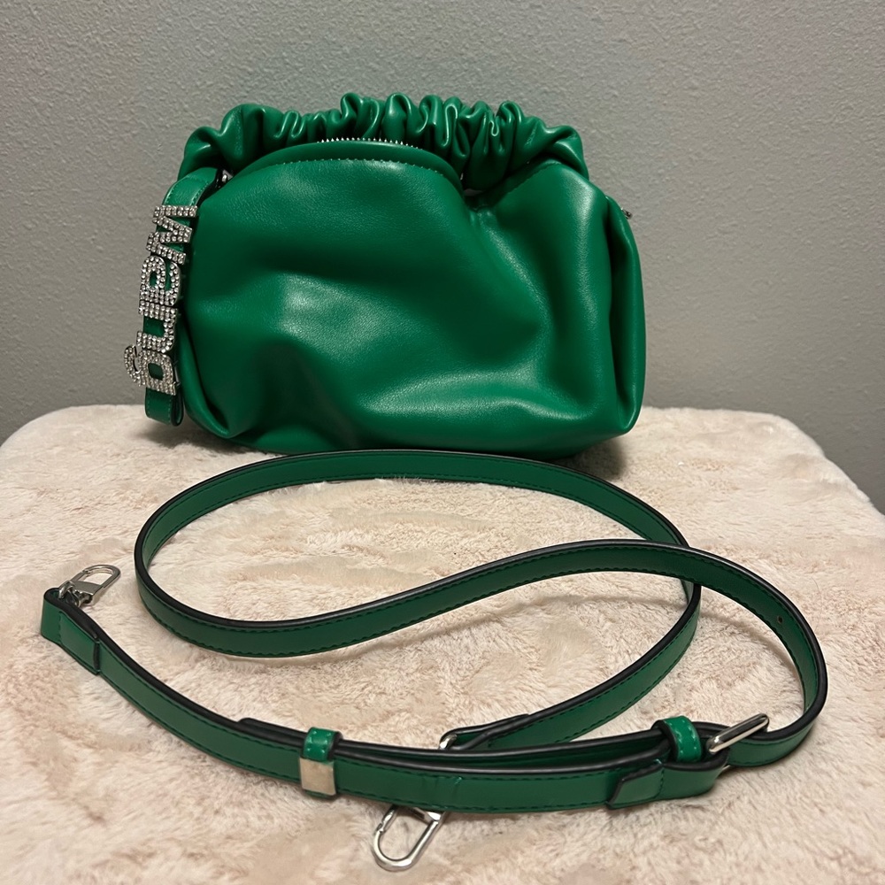 Green Mini Purse Faux Leather.